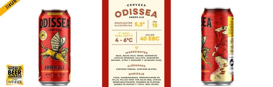Amberturate en la nueva Odissea: descubre nuestra Amber Ale con sabor acaramelado y refrescante