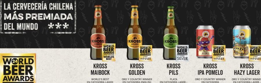 Nuestra pasión por la cerveza ha sido reconocida a nivel mundial: ¡Kross arrasa en los World Beer Awards 2024!