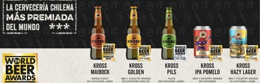 ¡Somos la cervecería chilena más premiada del mundo!